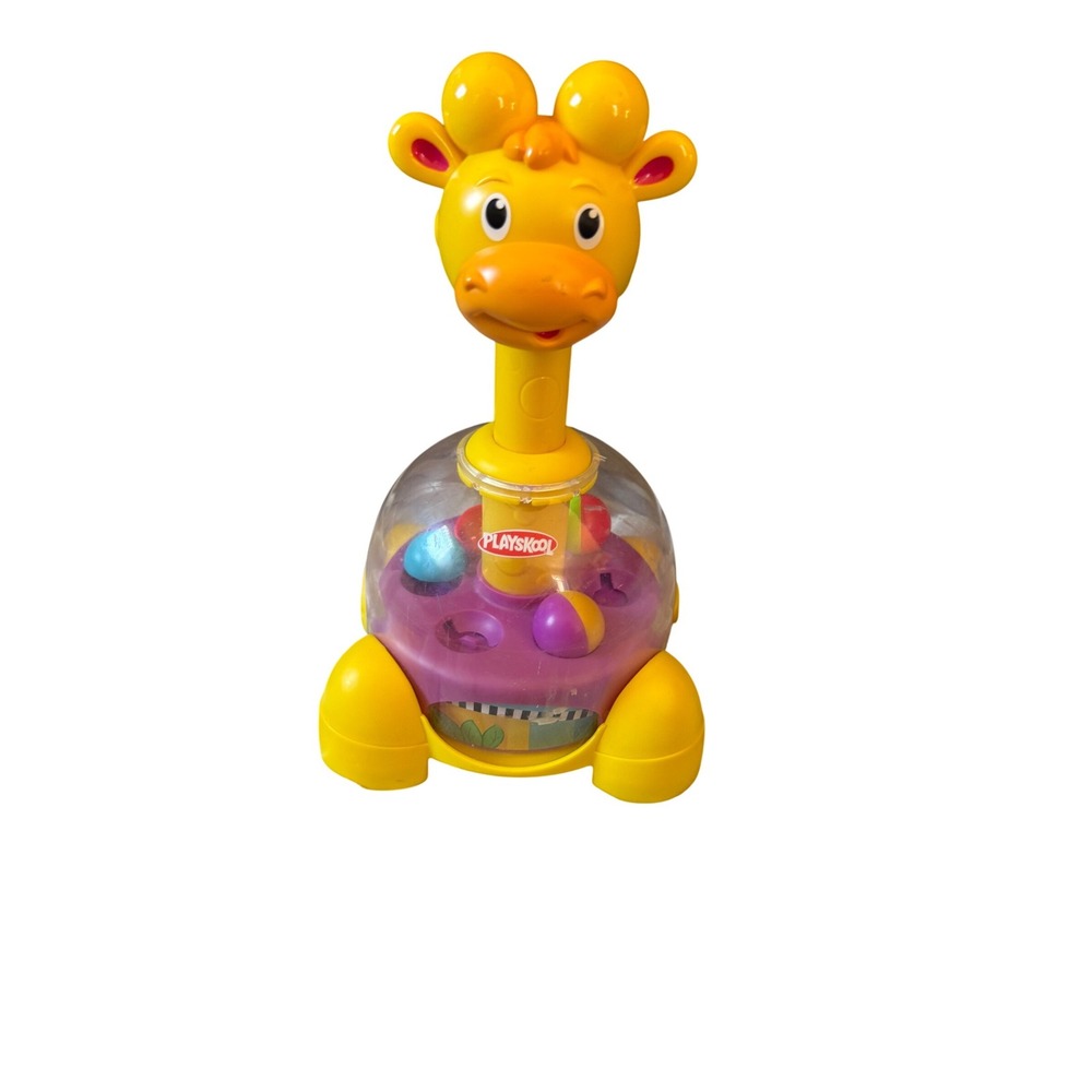Playskool popping giraffe infant toddler toy‎ fun makes noise